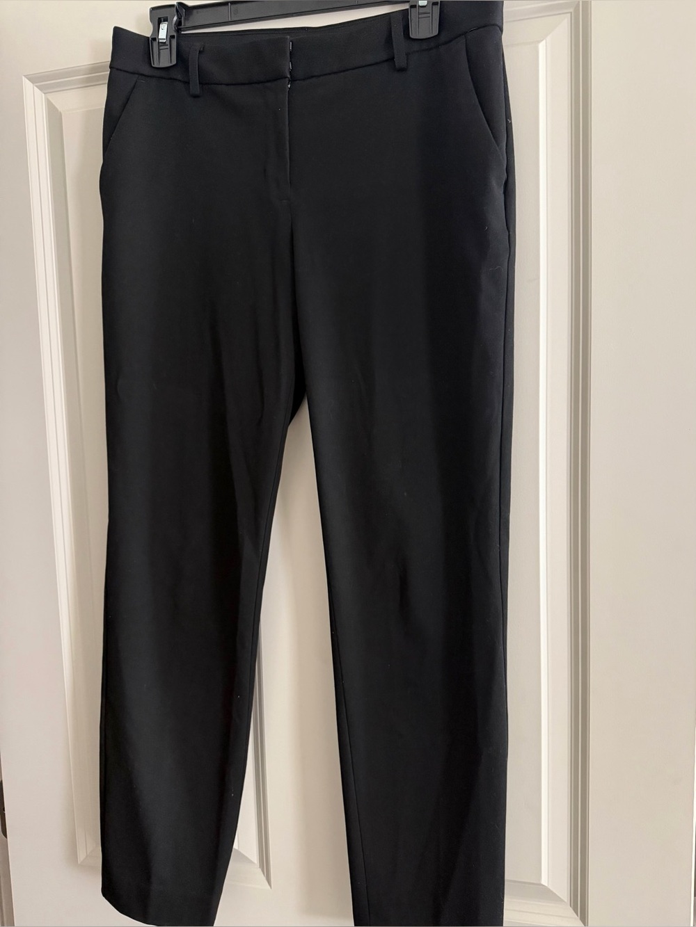 Express Black Stretch Women’s Columnist Ankle Dress Pants Mid Rise